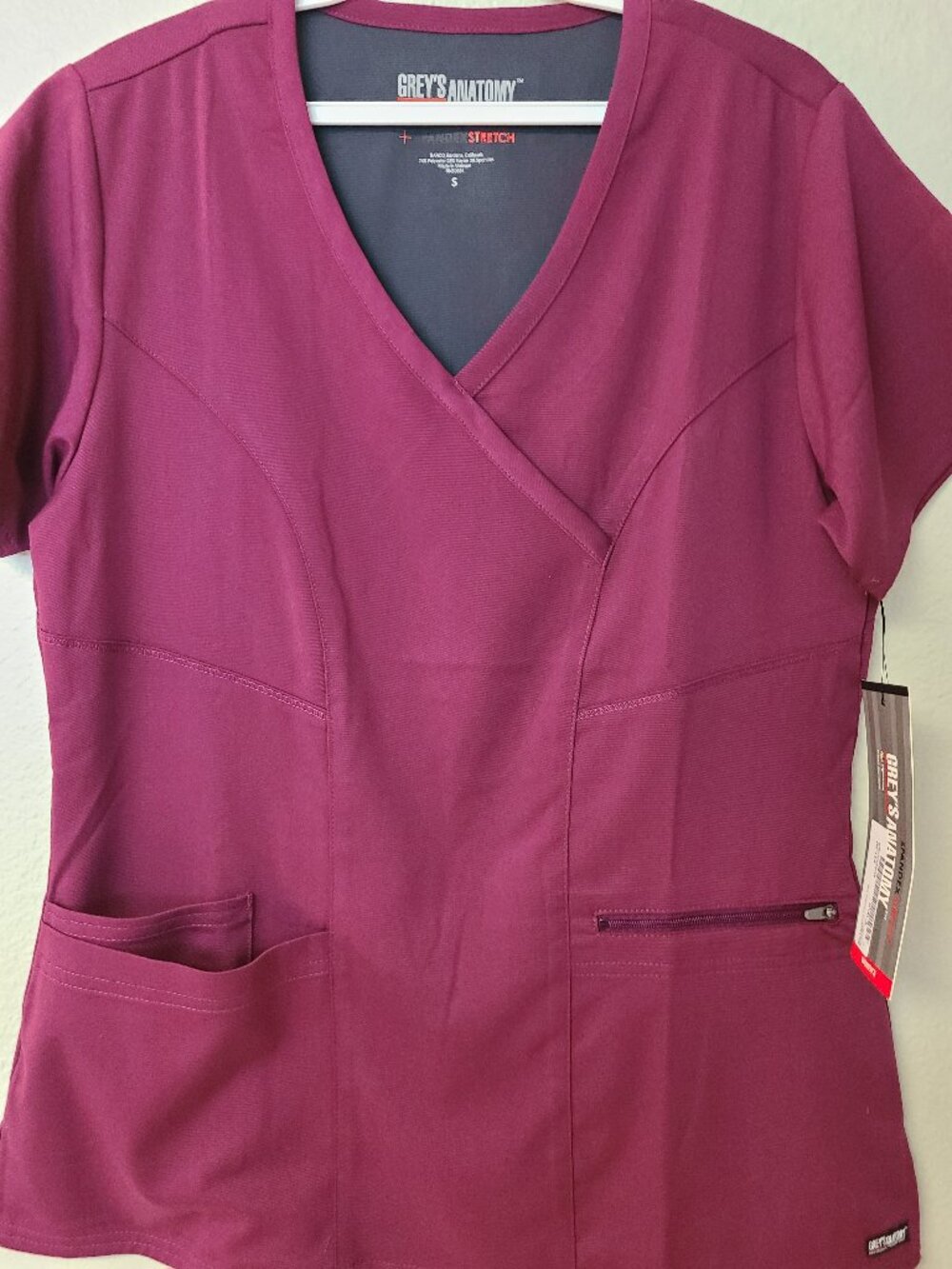 Grey's Anatomy 3PKT Surplice Princess Kim Top